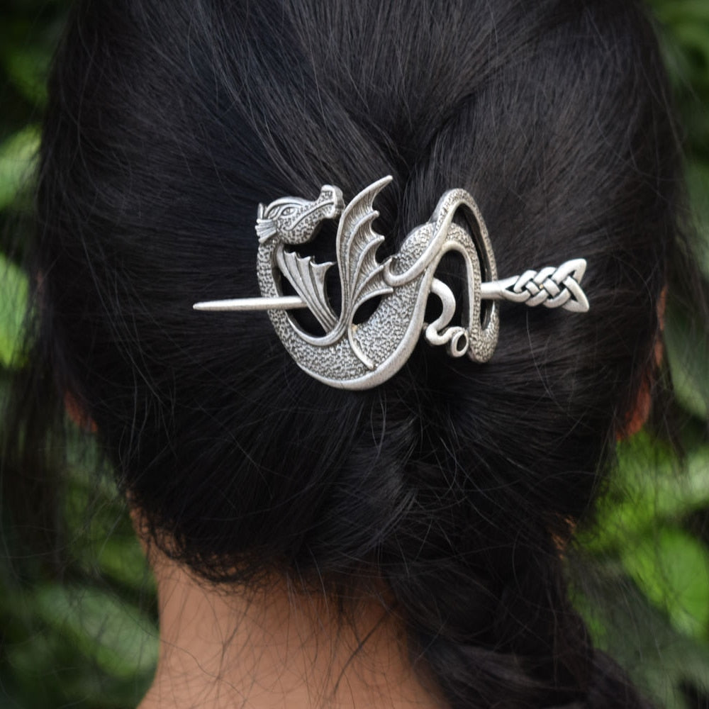 Norse Viking hair clip barrette - The Witchy Gypsy