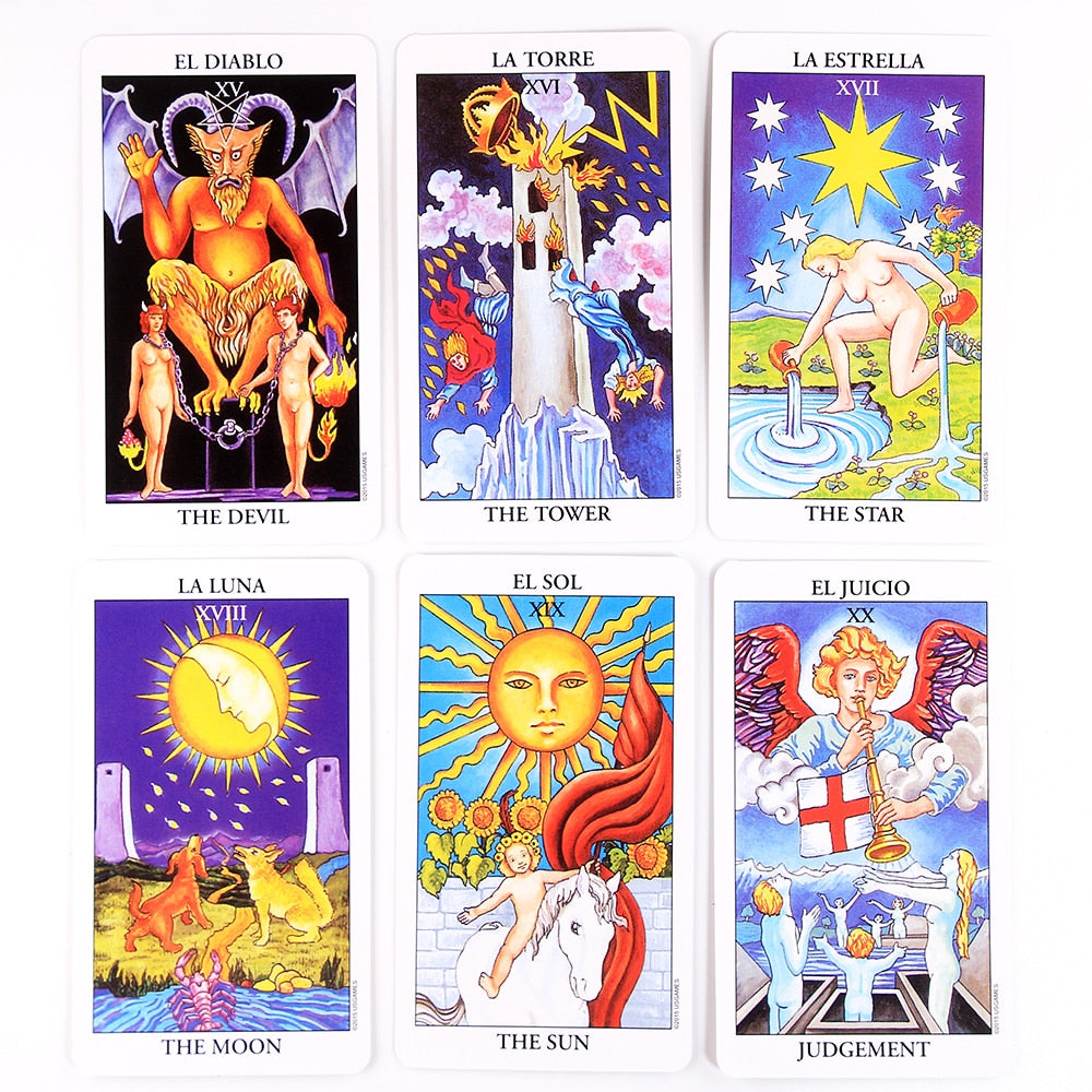 Español Rider Tarot Cards in Spanish