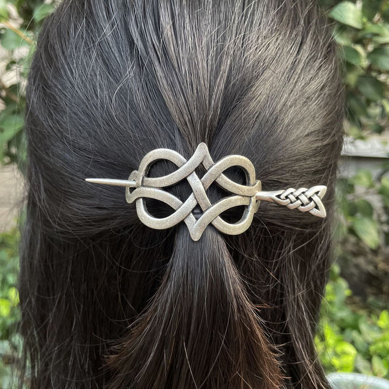 Norse Viking hair clip barrette - The Witchy Gypsy