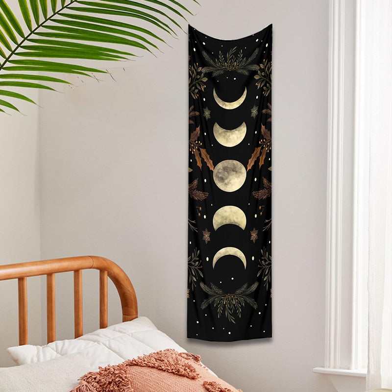 Moon Phase Tapestry Wall Hanging - The Witchy Gypsy