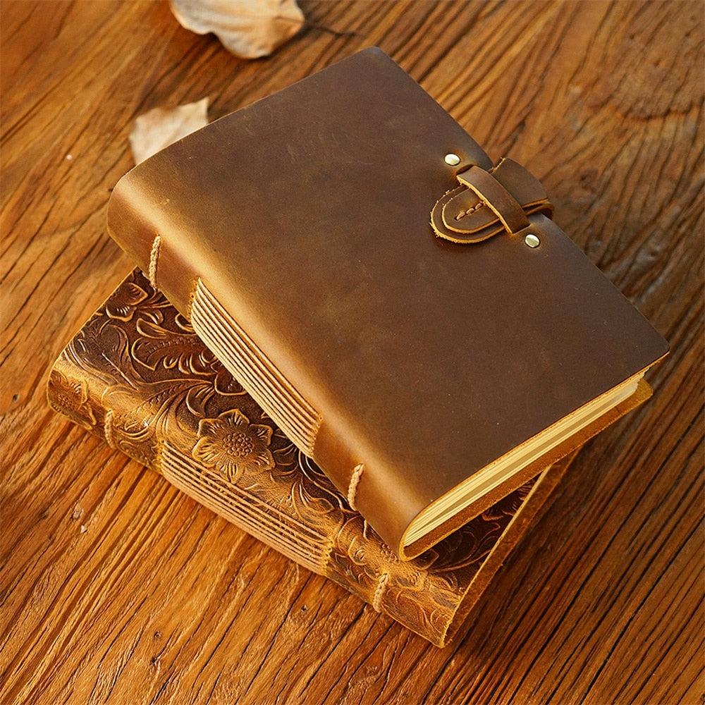 Genuine Leather Witchy Journal Lock Diary- The Witchy Gypsy