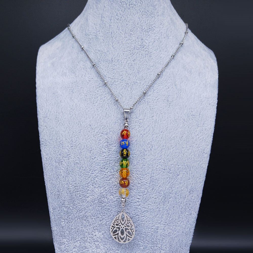 7 Chakra Reiki Healing Spiritual Necklace - The Witchy Gypsy
