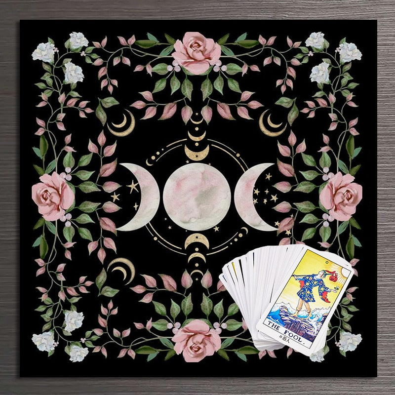 Triple Moon Altar Cloth - The Witchy Gypsy